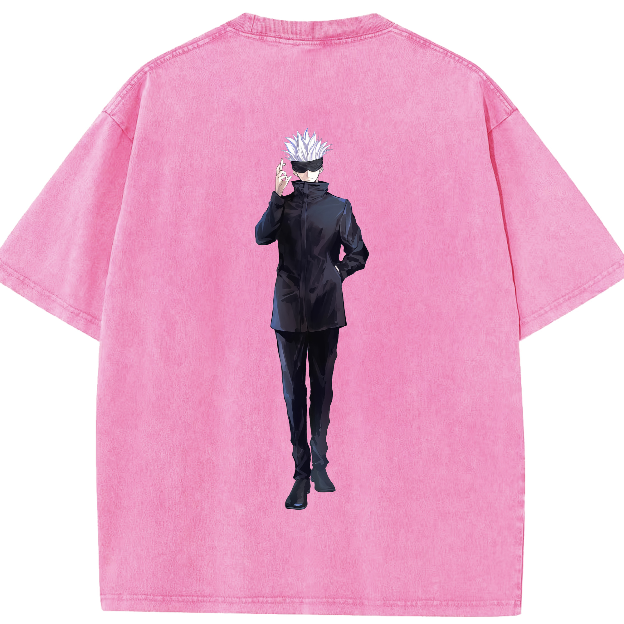 （画像用） 呪術廻戦 Jujutsu Kaisen 綿100% ヴィンテージ風 半袖Tシャツ（背面プリント）